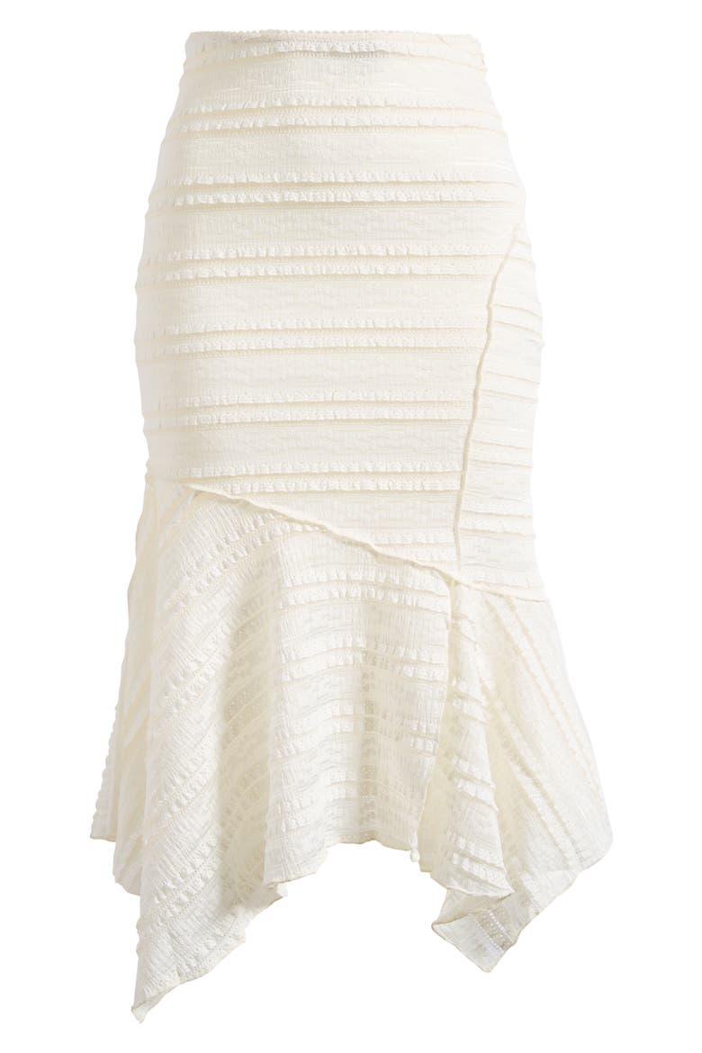 Lace Handkerchief Hem Skirt, Alternate, color, CREAM