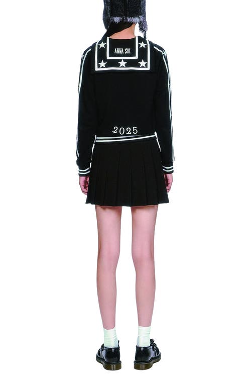 Anna Sui Sailor Sweatshirt In Black