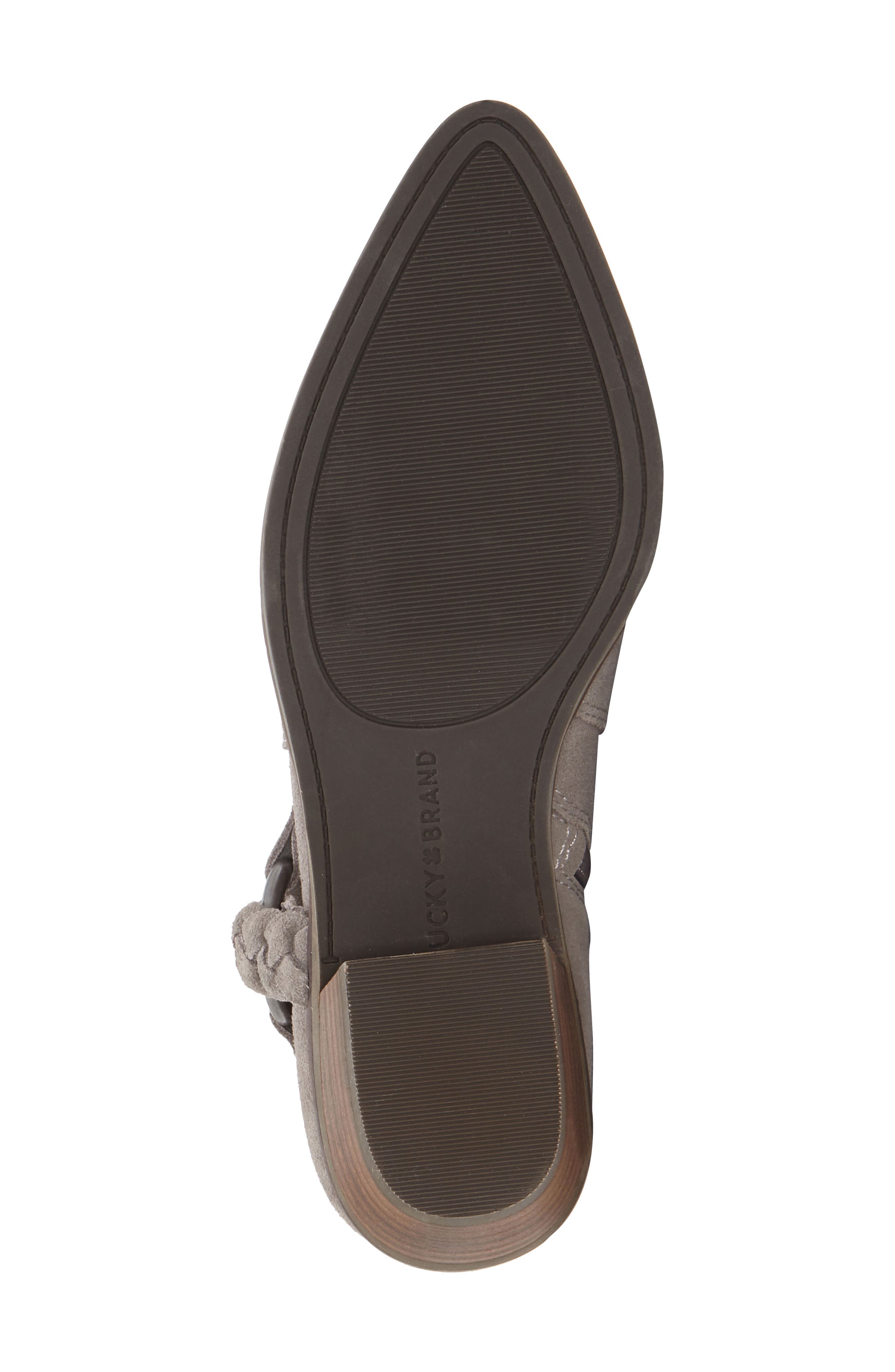 Enitha Bootie, Alternate, color, TITANIUM SUEDE