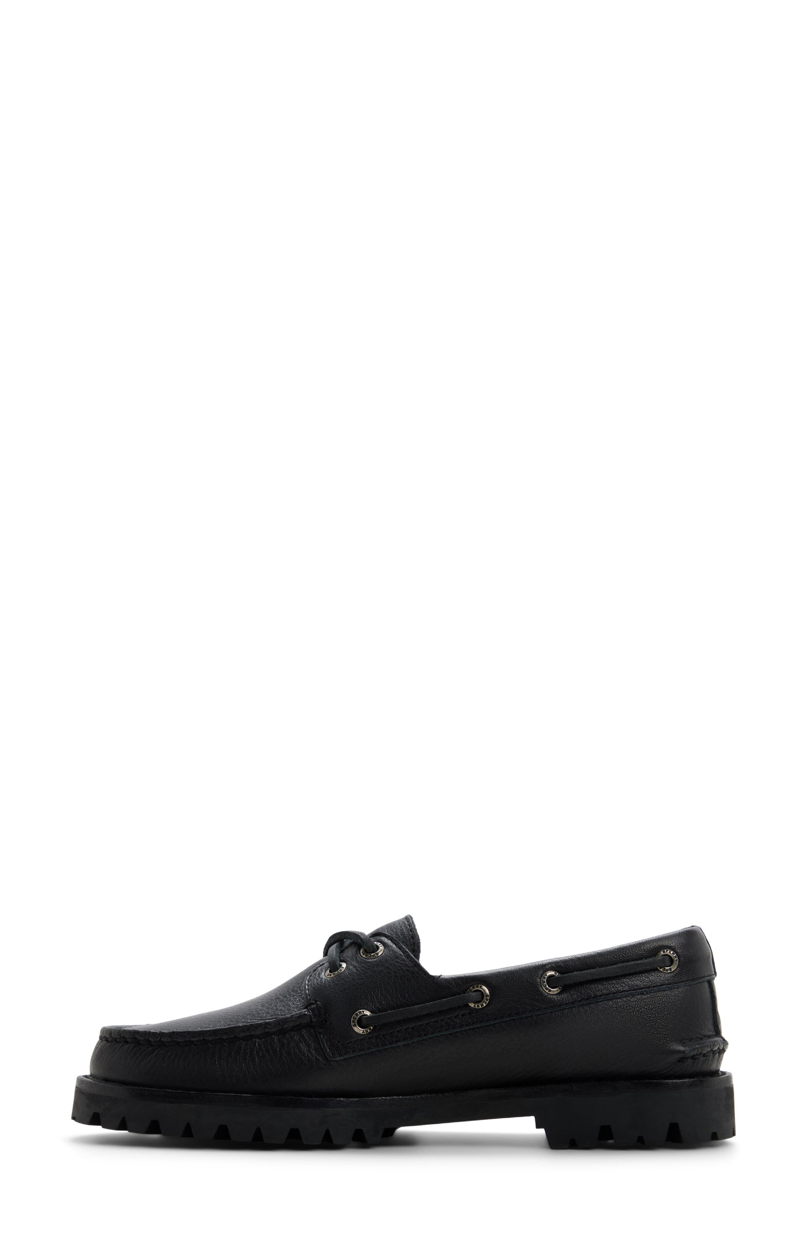 Sperry Authentic Original Lug Boat Shoe, Alternate, color, Black