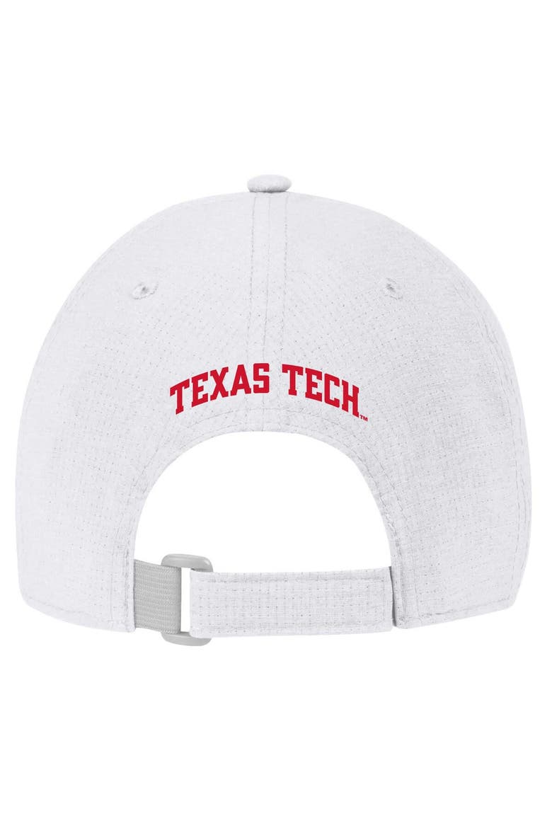 Men's Under Armour White Texas Tech Red Raiders CoolSwitch AirVent Adjustable Hat, Alternate, color, White
