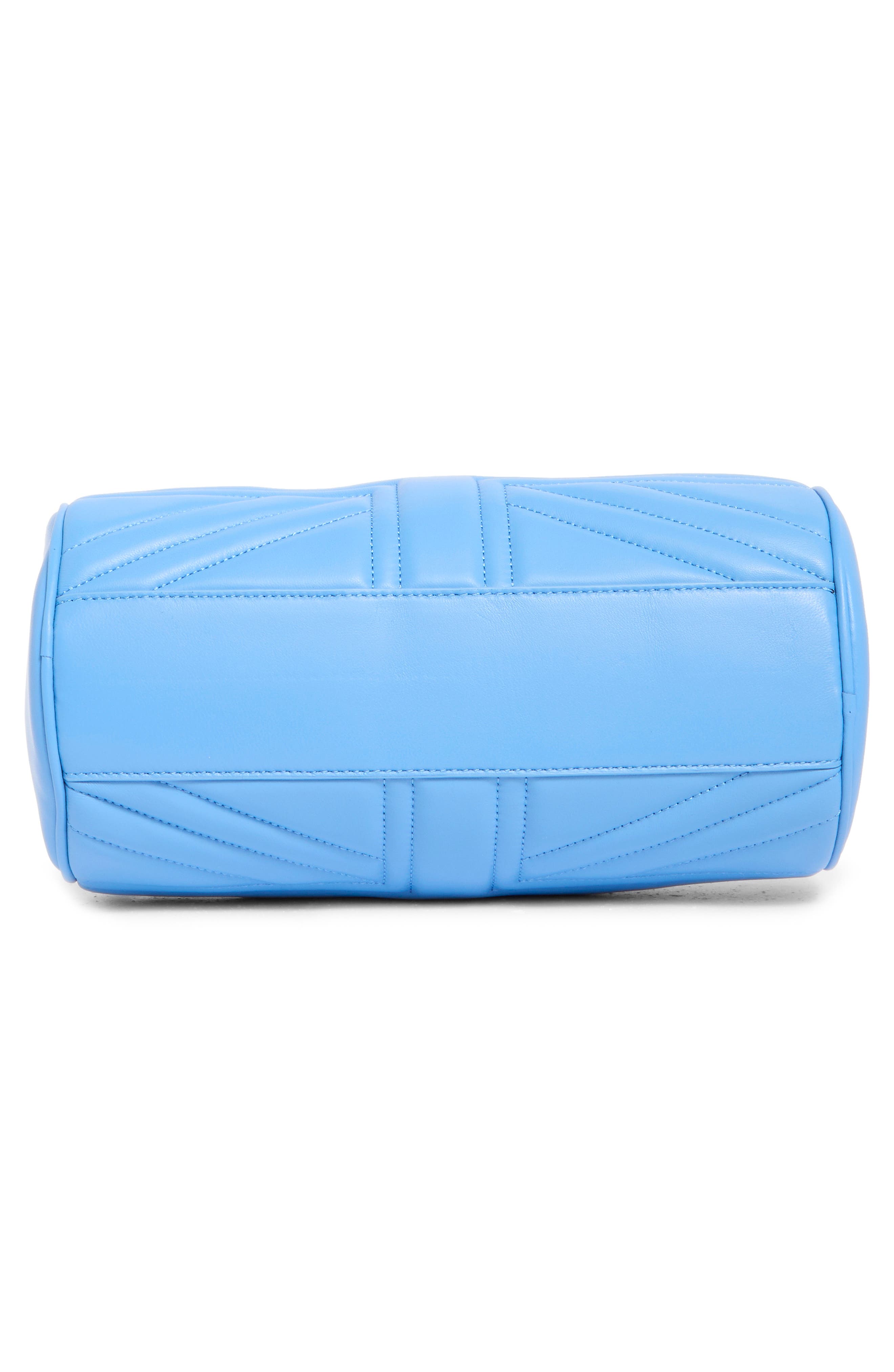 Kurt Geiger London Kensington UJ Quilted Leather Barrel Bag, Alternate, color, 