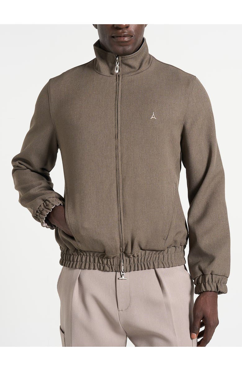 Manière De Voir Sullivan Reversible Eiffel Jacket, Alternate, color, Mushroom