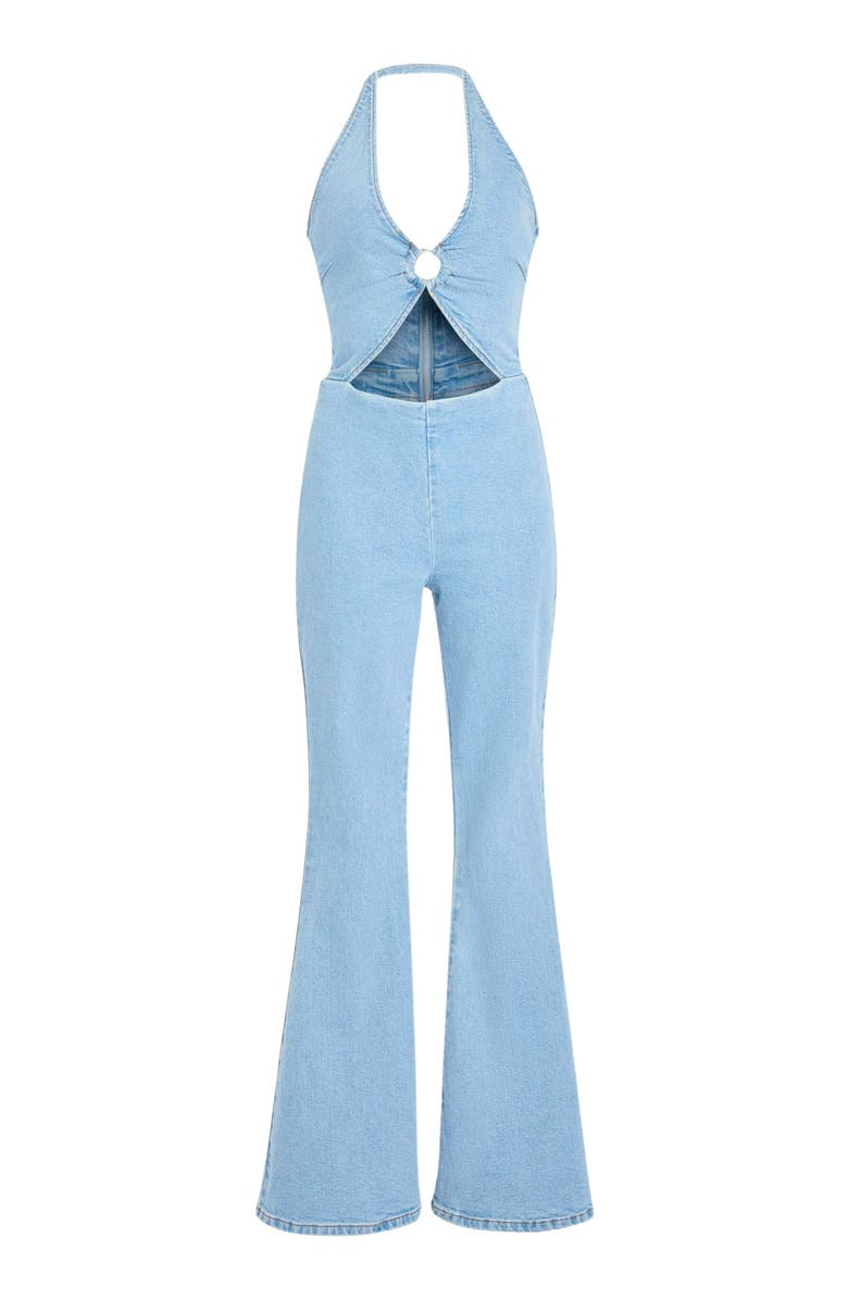 Retrofête Kairi Denim Jumpsuit, Alternate, color,