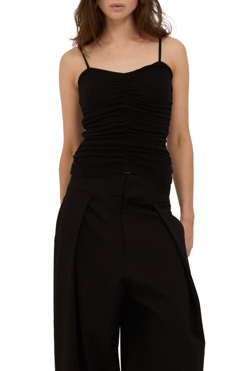 Backstage Ruched Jersey Camisole