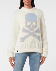 PHILIPP PLEIN Pullover Round Neck Skull&Bones Women