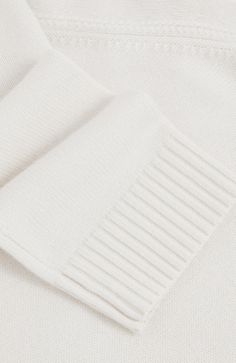 Reiss Brooklyn Oversize Wool & Cashmere Turtleneck Sweater, Alternate, color, Cream