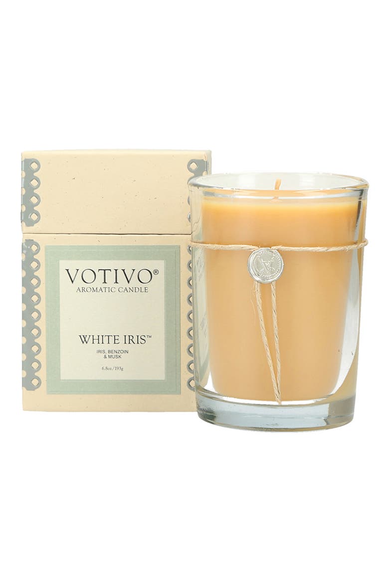 Aromatic Candle, Main, color, WHITE IRIS