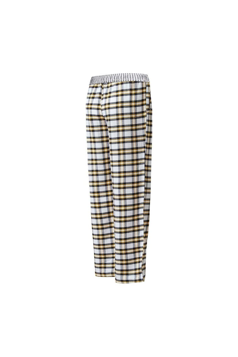 Women's Concepts Sport Black/Gold San Diego Padres Sienna Flannel Sleep Pants, Alternate, color, Black