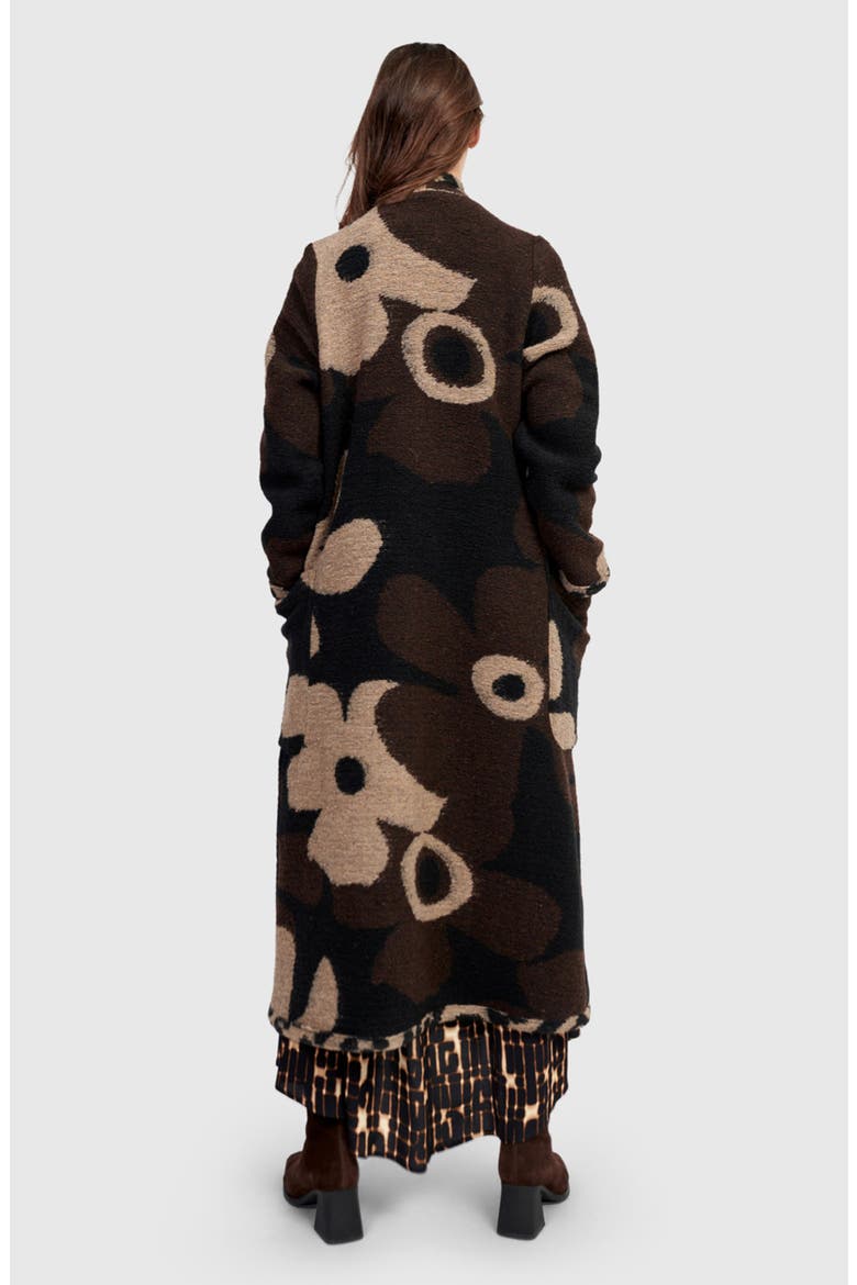 Jamboree Cozy Draped Coat, Alternate, color, Floral