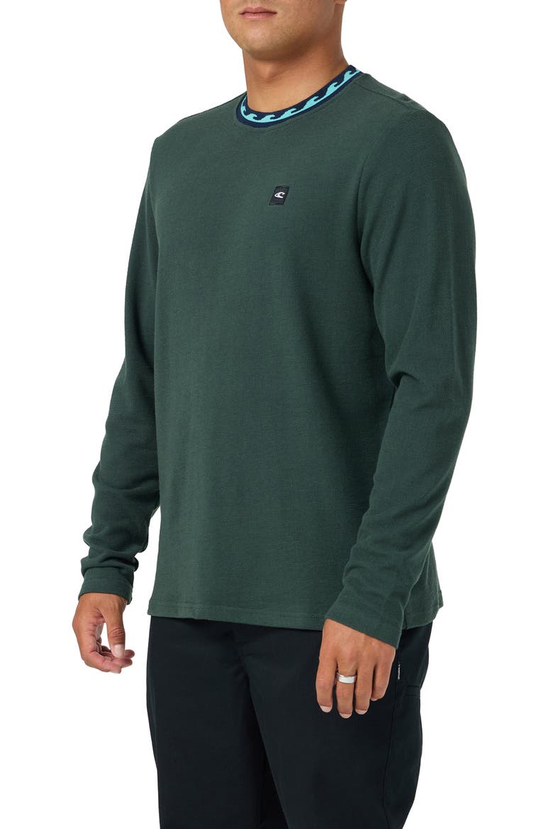 Bennett Wave Cult Knit T-Shirt, Alternate, color, HUNTER GREEN