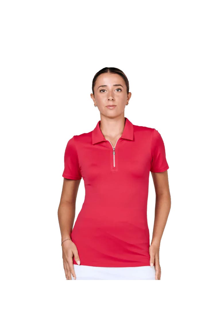Golf Colors Womens Short Sleeve Golf Polo, Main, color, Roulette