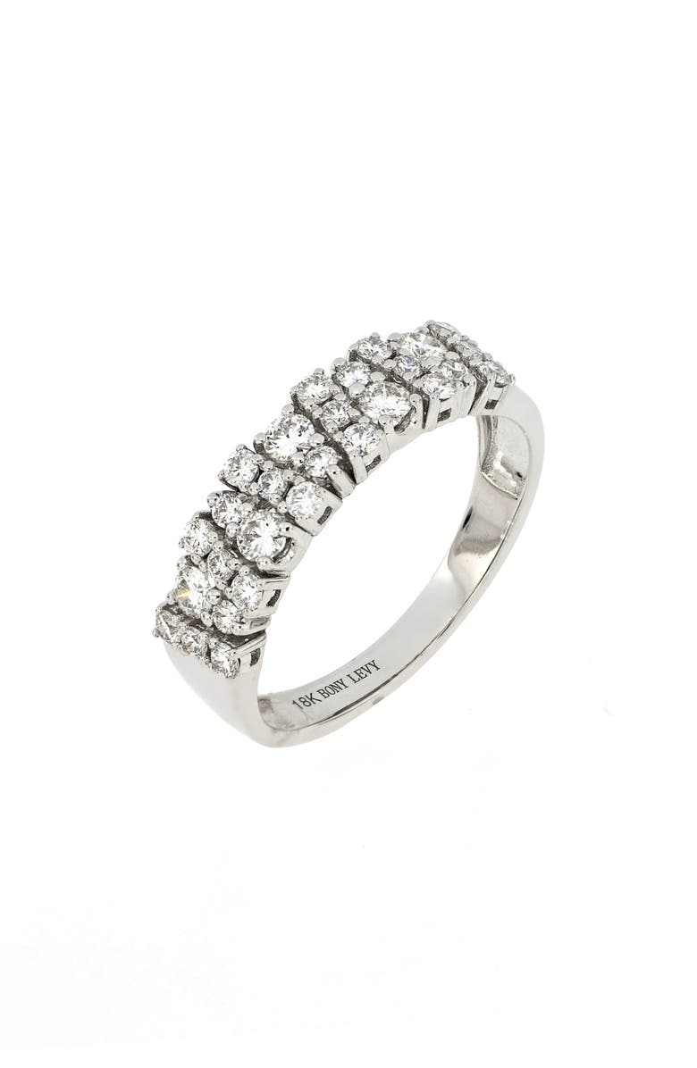 Bony Levy Rita Graduated Diamond Wide Band Ring, Main, color,