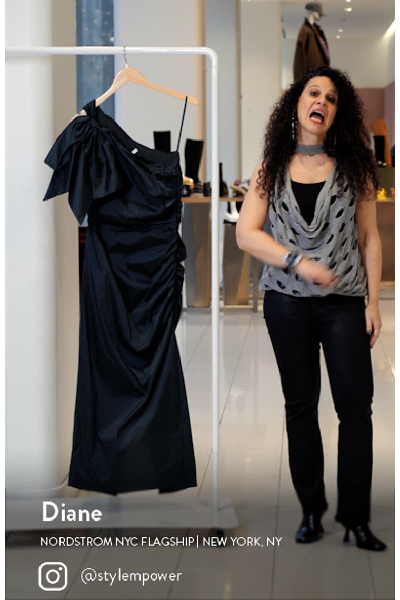 Beilis Ruched One-Shoulder Cocktail Dress video