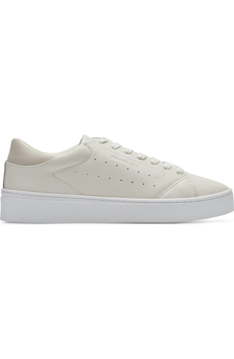 Kenneth Cole New York Nicco Low Top Sneaker, Alternate, color, Off White/ Agate Gray/ Silver