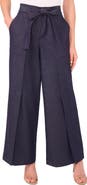 CeCe Tie Waist Wide Leg Jeans