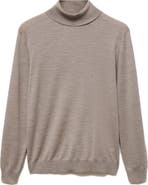 MANGO Wool Turtleneck Sweater
