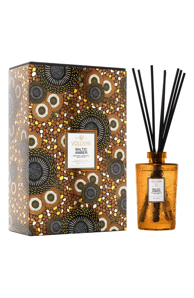 Voluspa Baltic Amber Luxe Reed Diffuser, Alternate, color, Baltic Amber