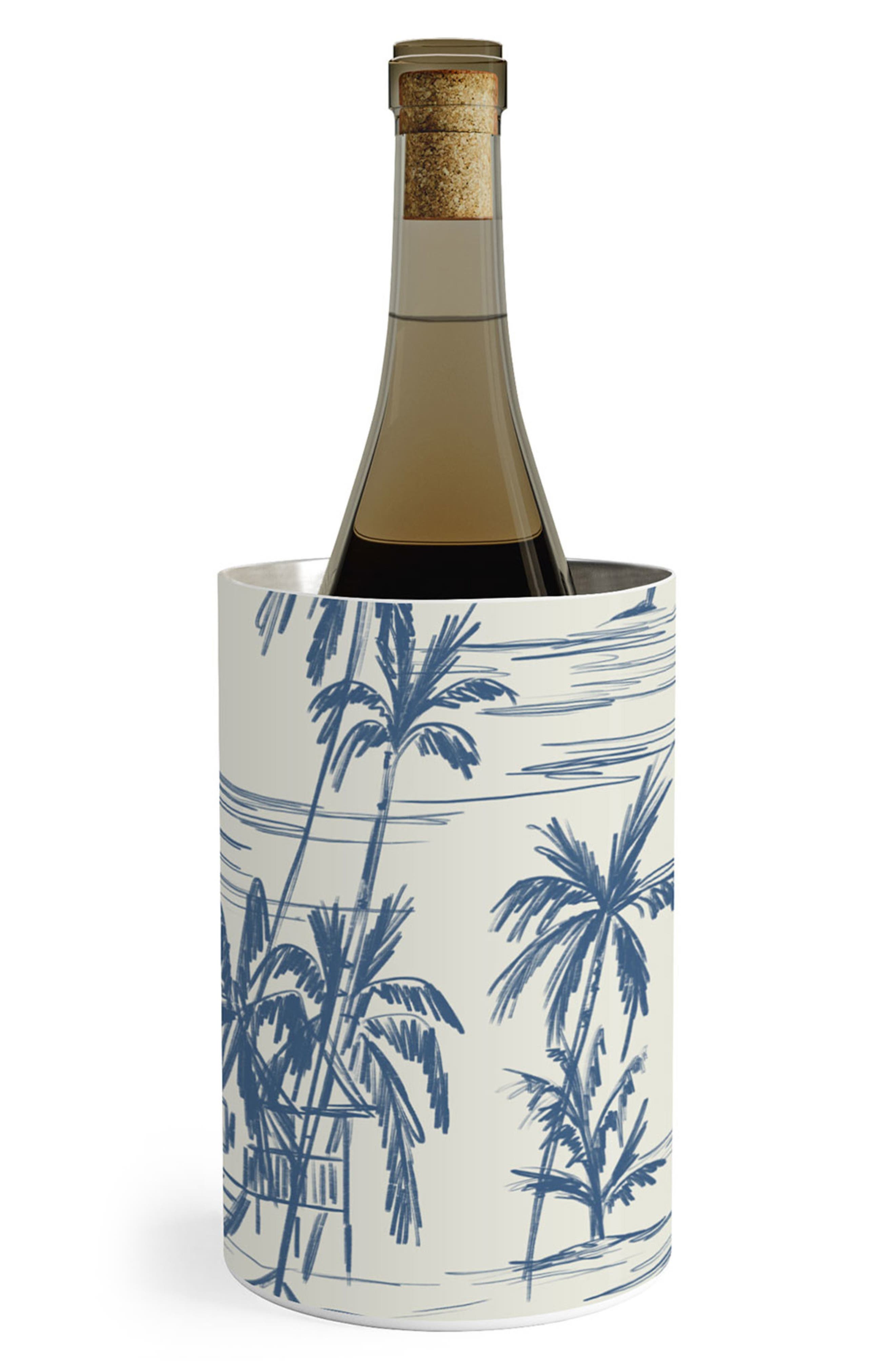 Deny Designs Beach Pattern Stainless Steel Wine Chiller
