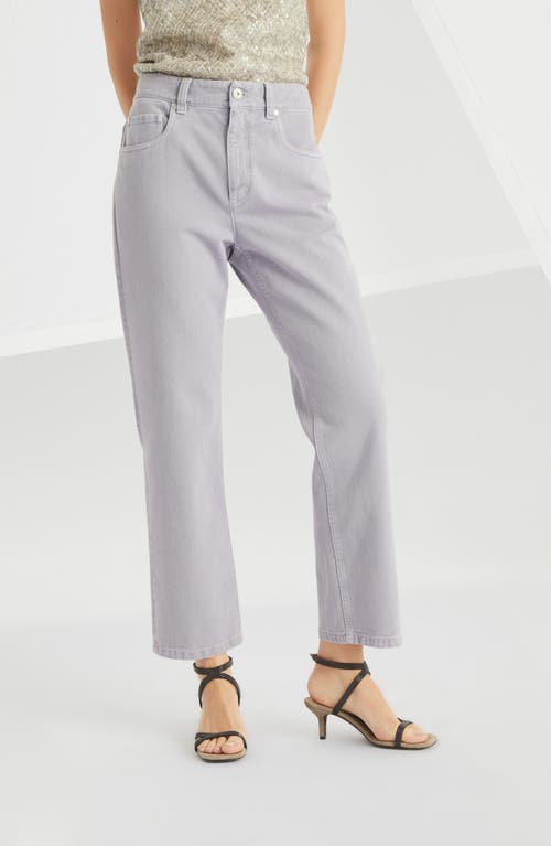 Brunello Cucinelli Flared Jeans In Lilac