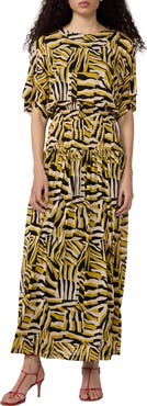 Diane von Furstenberg Lola Geo Print Maxi Dress
