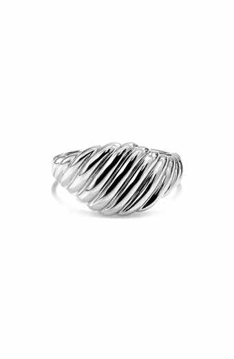 DEVATA Tapered Rope Band Ring