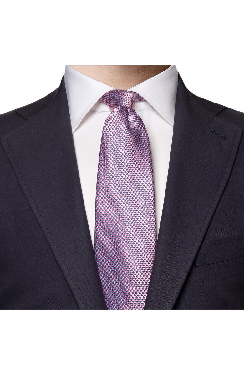 Eton Geometric Silk Tie, Alternate, color,