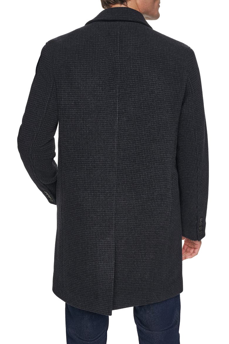 Check Flannel Coat, Alternate, color, CHARCOAL PLAID