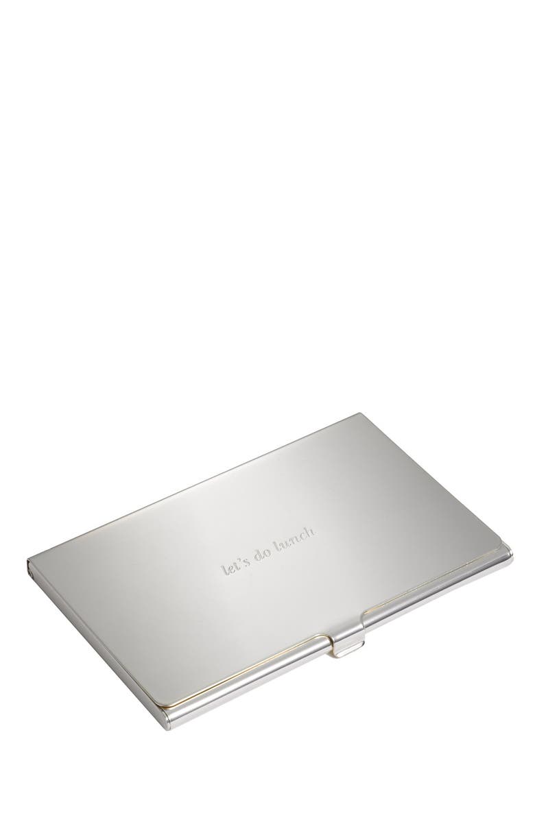 Kate Spade New York let's do lunch business card holder, Alternate, color, 