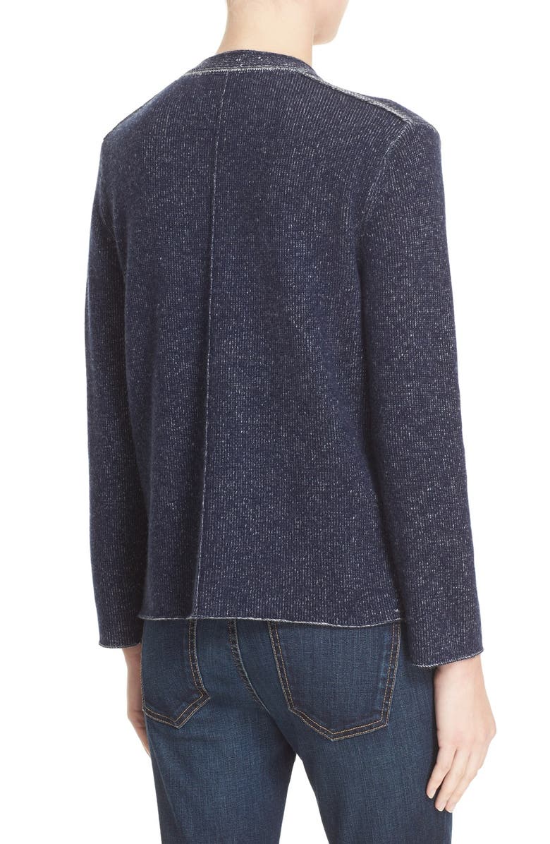 Brochu Walker Wool & Cashmere Lace-Up Sweater, Alternate, color, 