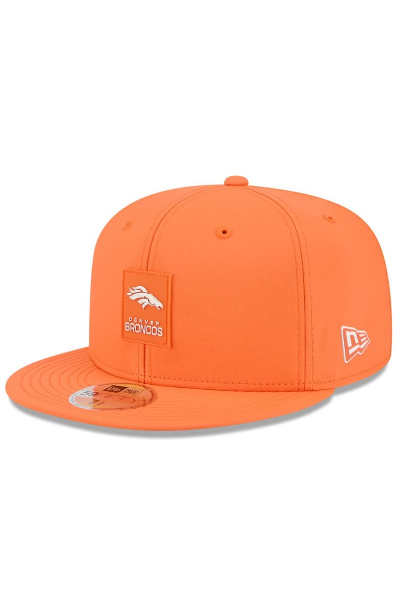 New Era Men's New Era Orange Denver Broncos 2025 Sideline  59FIFTY Fitted Hat, Alternate, color, Orange
