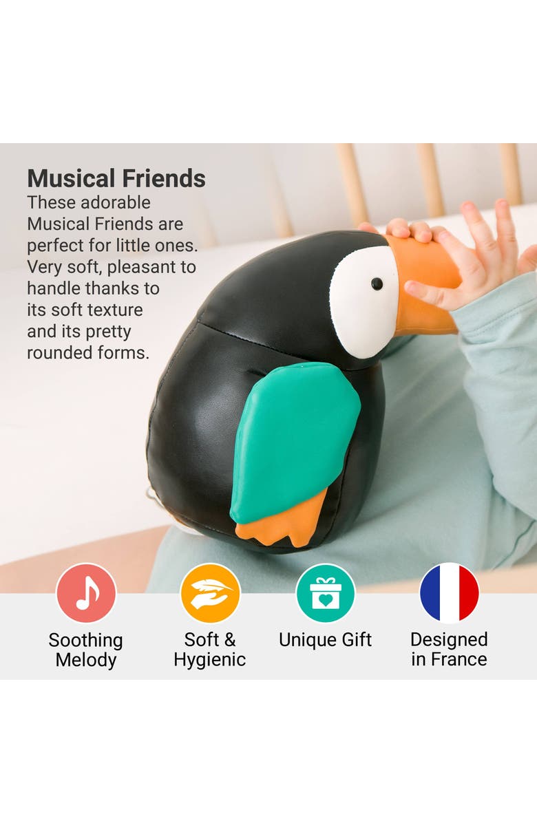 Little Big Friends Musical Animals - Toucan, Plush Baby Music Box, Nursery Toy, Alternate, color, Multicolor