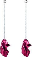 Sterling King Gelsey Fold Drop Earrings