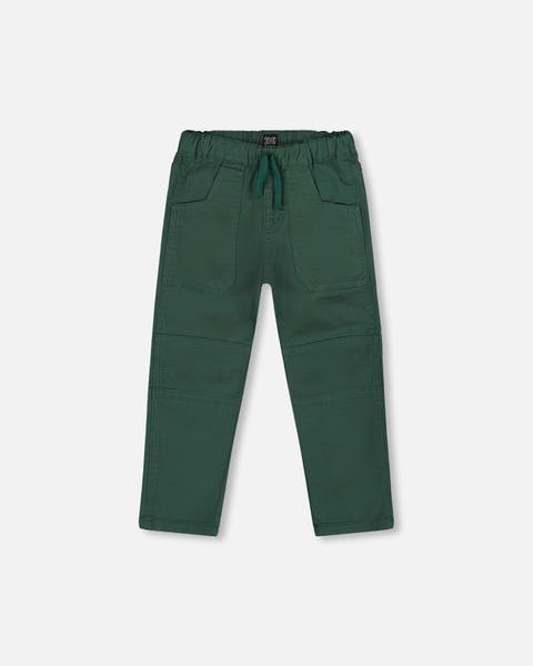 Twill Jogger Pants with Patch Pockets (Baby)