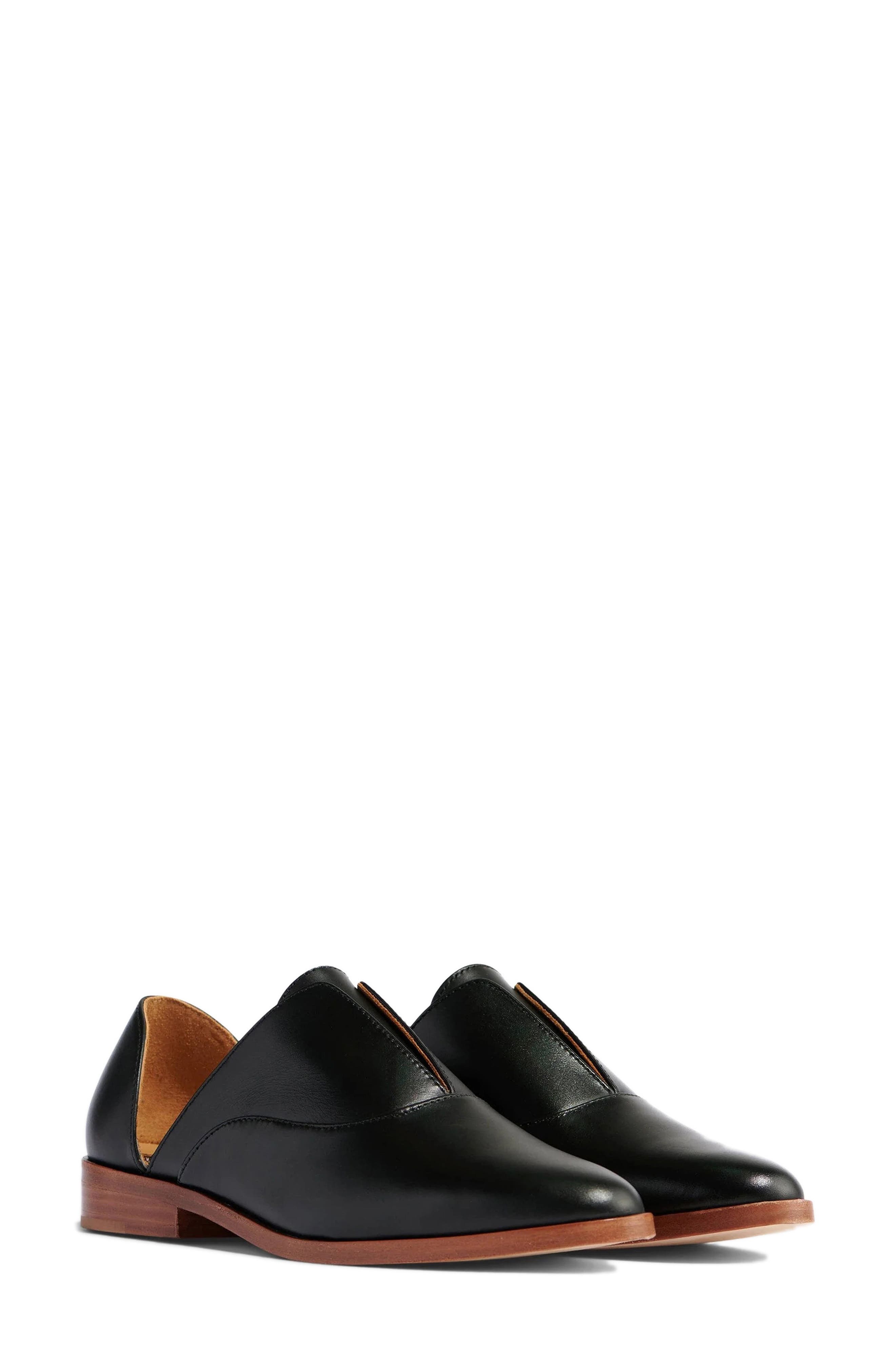 Nisolo Emma d'Orsay Loafer in Black
