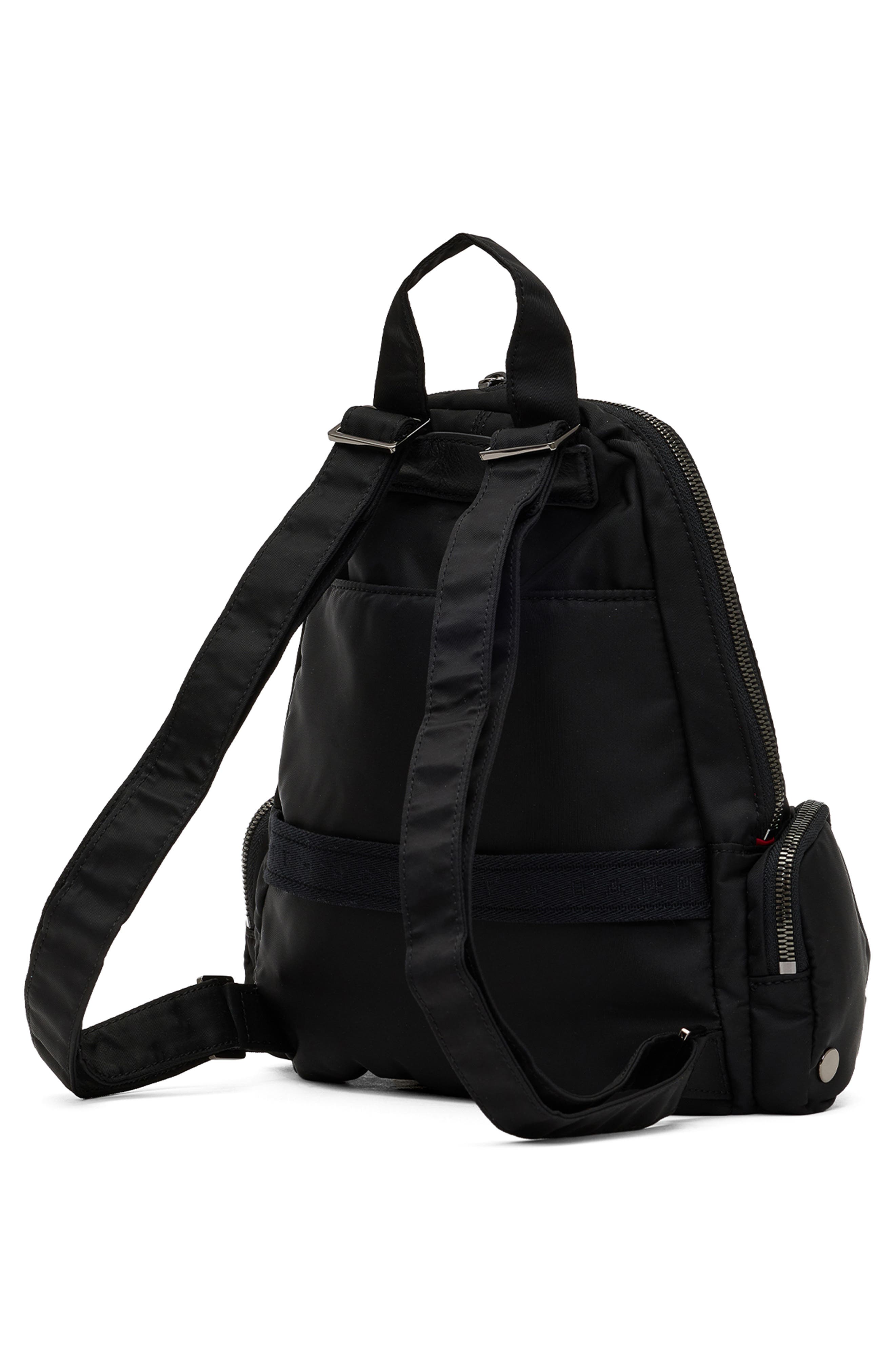 Hunter Medium Nylon Cargo Backpack, Alternate, color, BLACK NYLON/ GUNMETAL
