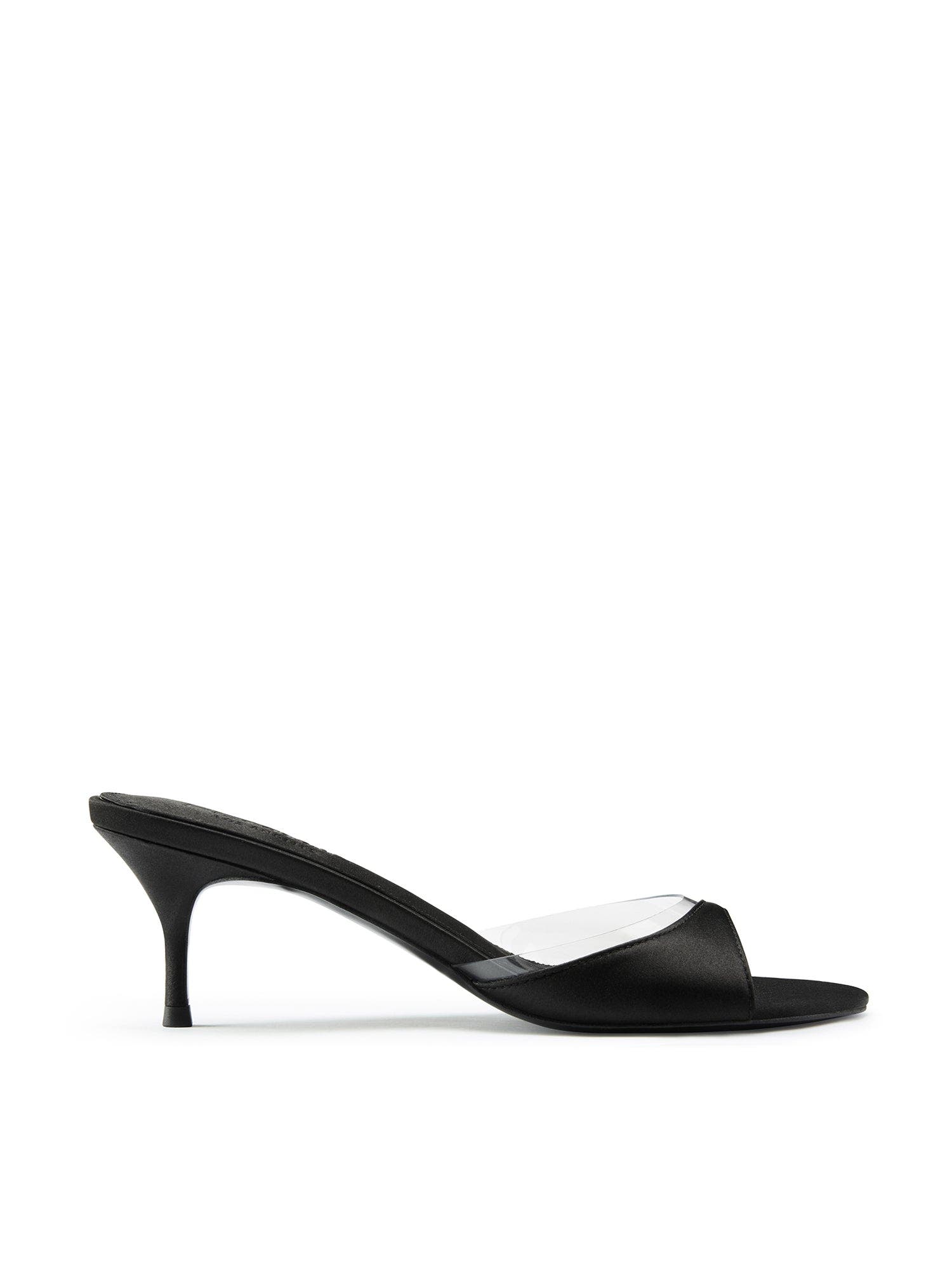 FEMME Capri Mule, Main, color, Black