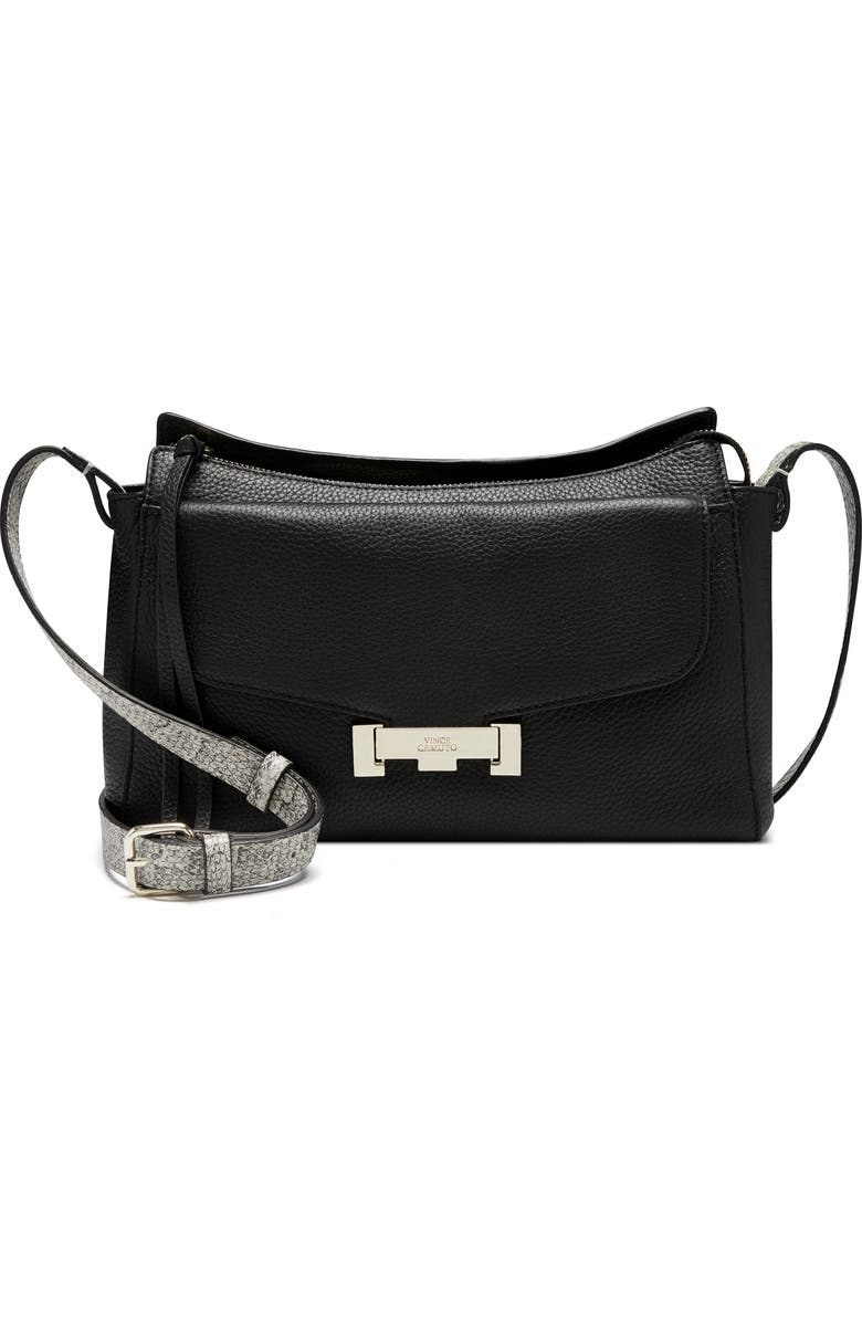 Vince Camuto Vivia Leather Crossbody Bag, Main, color,