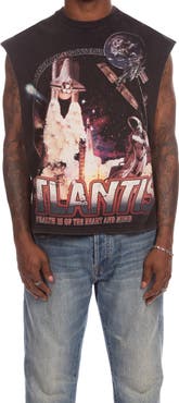 Billionaire Boys Club New Atlantis Sleeveless Graphic T-Shirt
