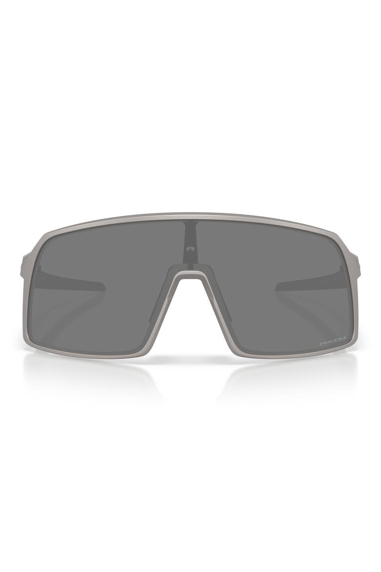 Sutro 137mm Shield Sunglasses, Main, color, TITANIUM / PRIZM BLACK