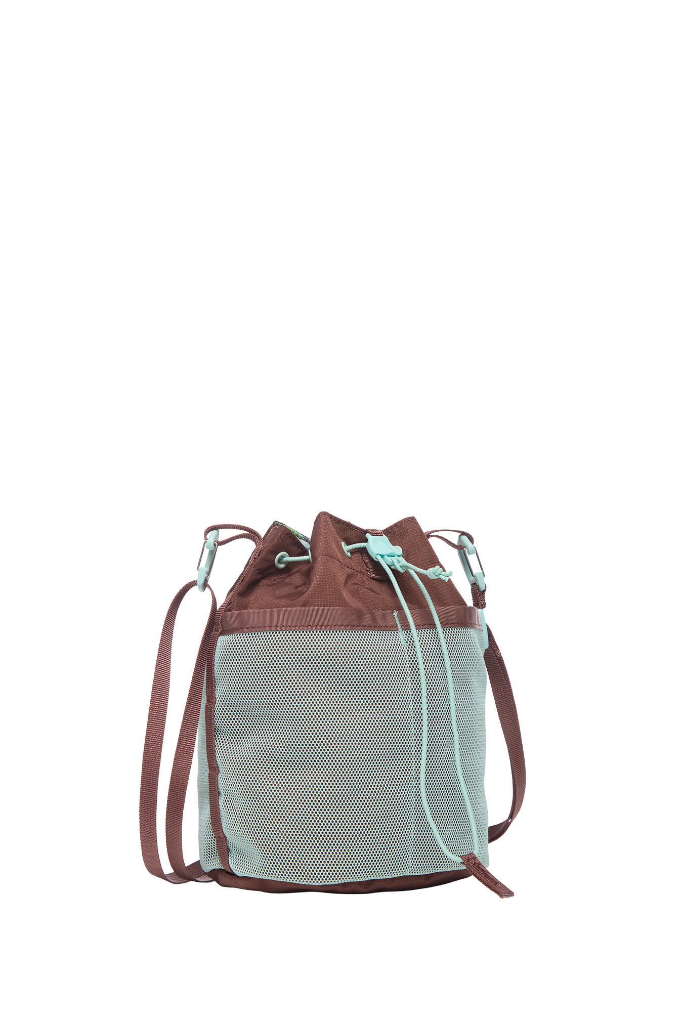 Baboon to the Moon Drawstring Crossbody Pouch, Alternate, color, Mint Chip