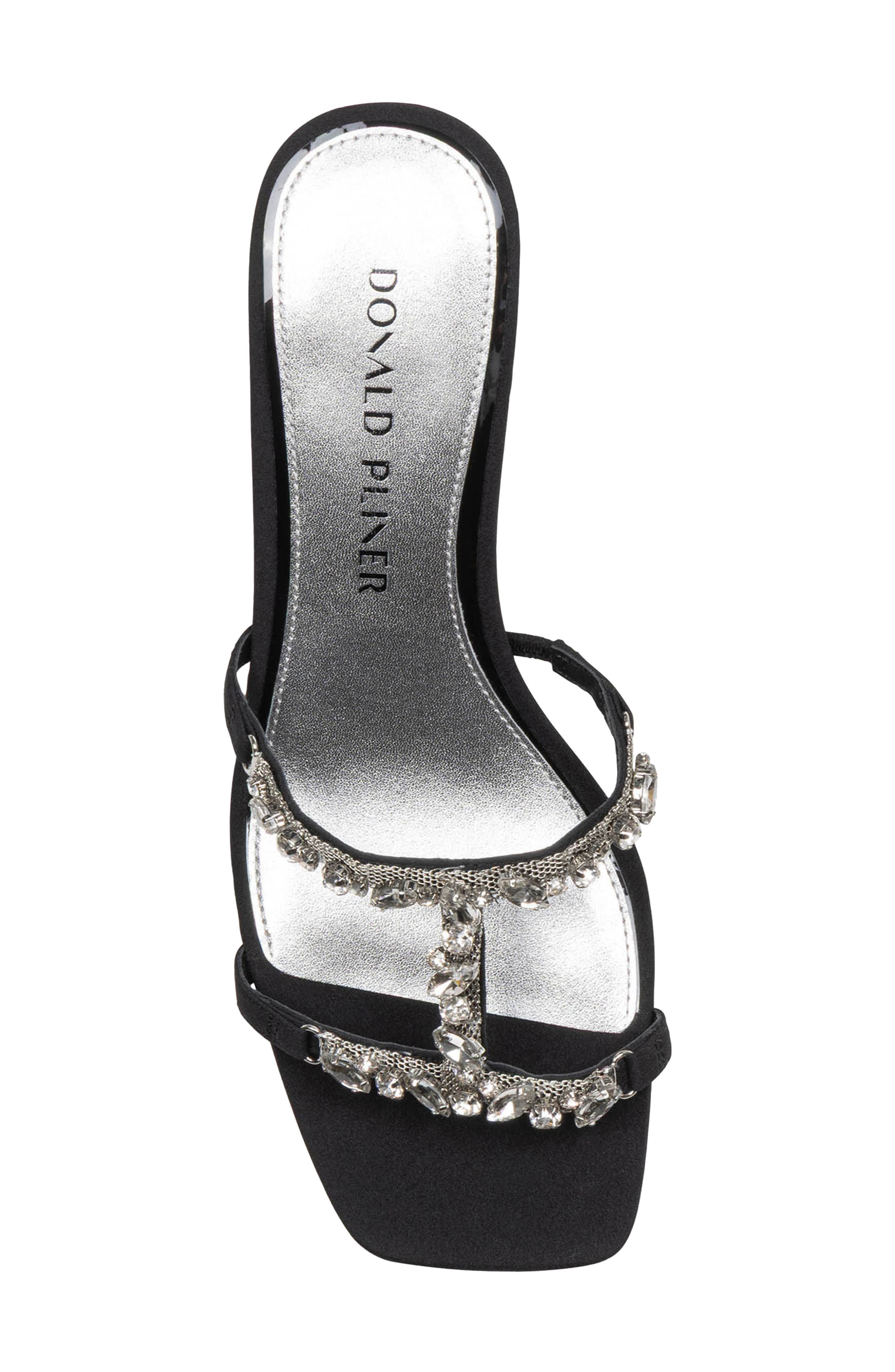 Donald Pliner H Strap Sandal, Alternate, color, Black