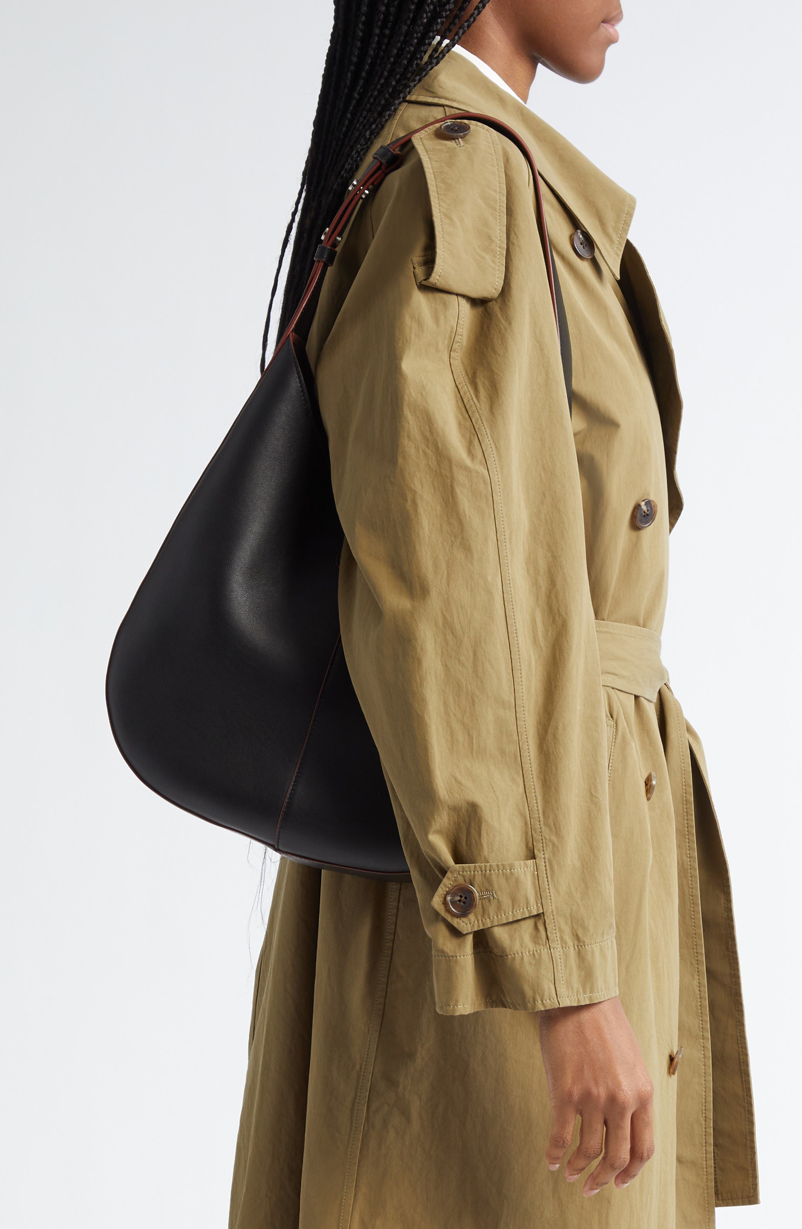 Tod's Medium Di Bag Leather Hobo Bag, Alternate, color, 