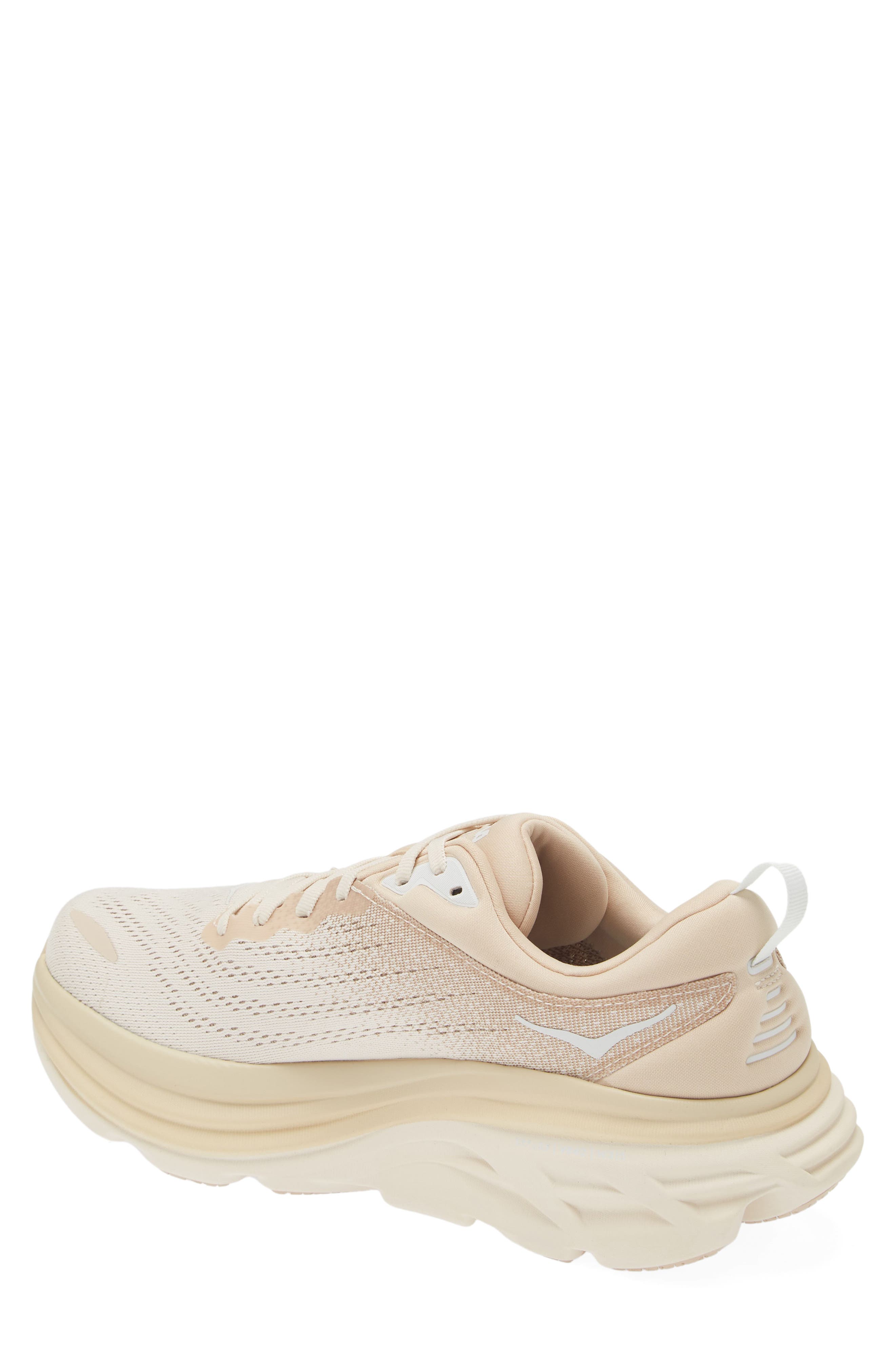 HOKA Bondi 8 Running Shoe, Alternate, color, Shifting Sand / Eggnog