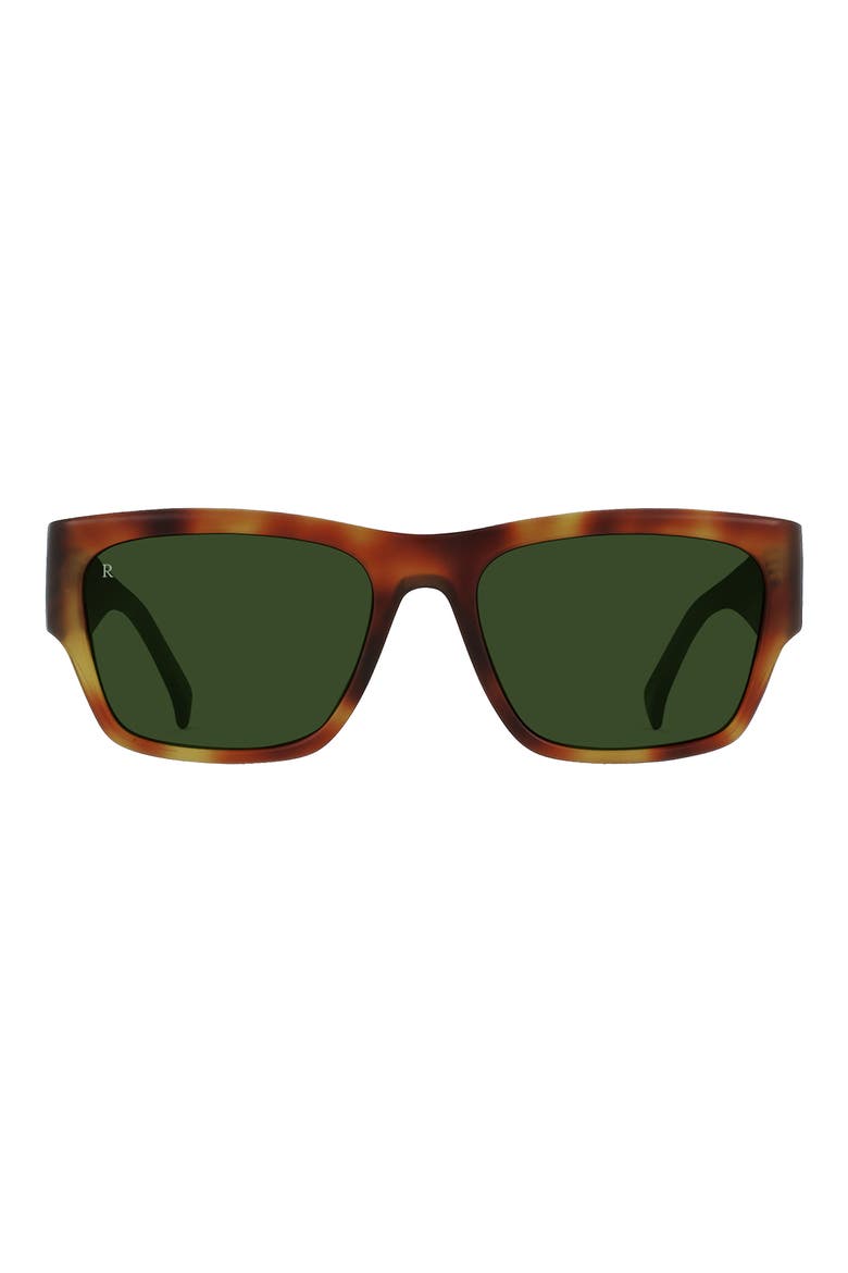Rufio 55mm Rectangular Sunglasses, Main, color, SPLIT FINISH MOAB TORTOISE