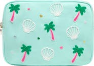 Stoney Clover Lane Large Embroidered Nylon Pouch