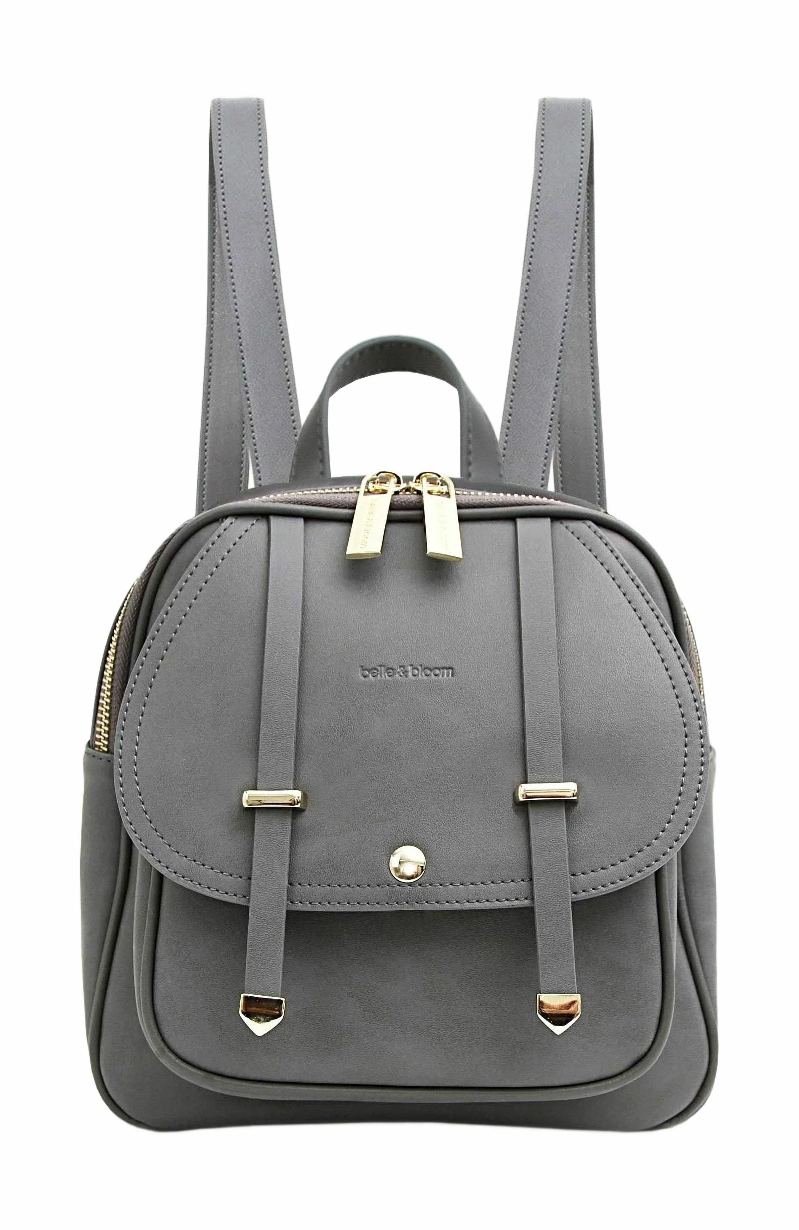 Belle & Bloom Camila Leather Backpack, Alternate, color, Ash