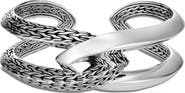 John Hardy Classic Chain Knife Edge Kick Cuff