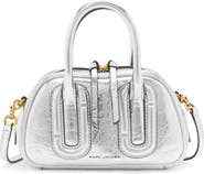 Marc Jacobs The Babe Mini Metallic Leather Top Handle Bag