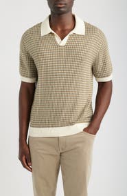 Madewell Grid Stitch Polo